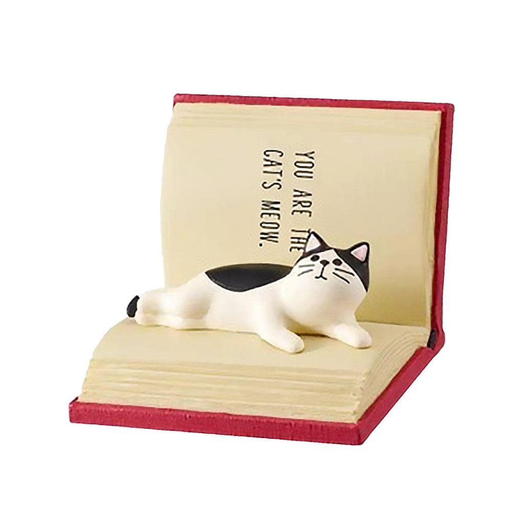 Desktop Creative Phone Holder for Tablets PC Couple 8.5xx10x7cm Book Cat