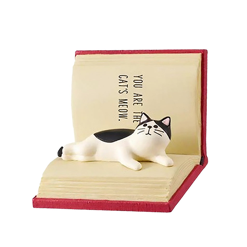 Desktop Creative Phone Holder for Tablets PC Couple 8.5xx10x7cm Book Cat