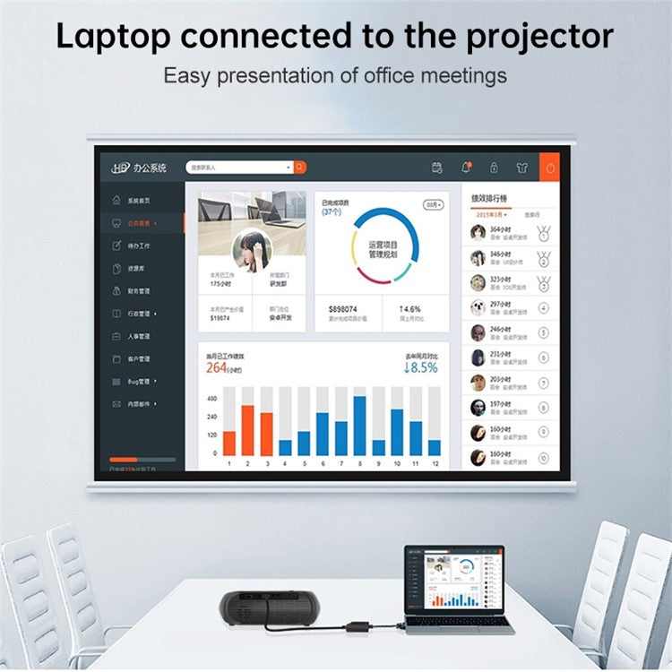 5138HV 1080P VGA to HDMI+VGA with Audio Converter