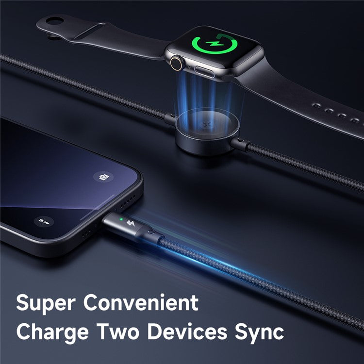 MCDODO CA-5680 2-in-1 Data Cable Type-C to iP + Watch Wireless Charger 36W 1.5m