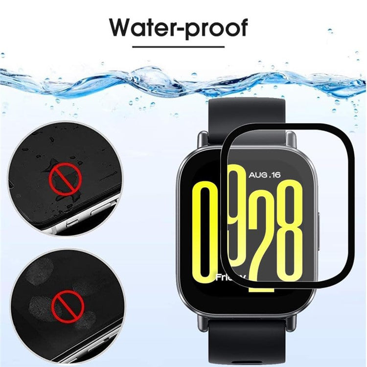 For Xiaomi Redmi Watch 5 Lite Watch Film Anti-Scratch Film PET 3D Smartwatch Screen Protector