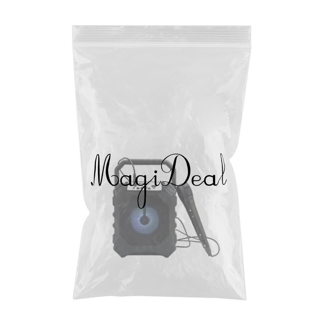 Karaoke Bluetooth Machine Records Singing Speaker for Adults Party Black