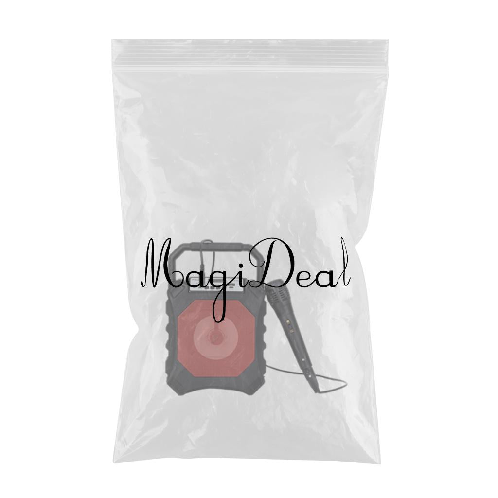 Karaoke Bluetooth Machine Records Singing Speaker for Adults Party Red