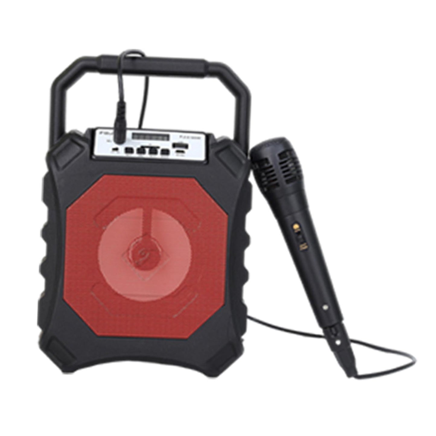 Karaoke Bluetooth Machine Records Singing Speaker for Adults Party Red
