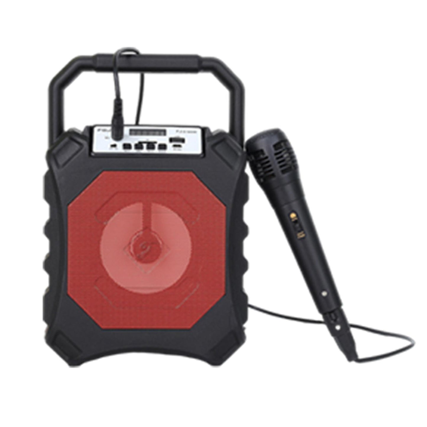 Karaoke Bluetooth Machine Records Singing Speaker for Adults Party Red