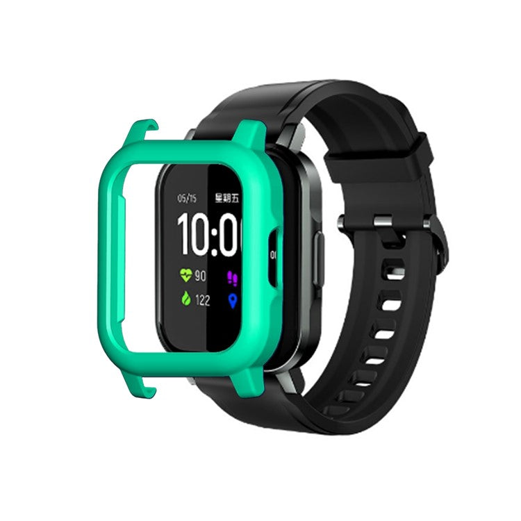 Smart Watch Frame Bumper Protective Scratch Proof PC Case for Xiaomi Haylou Watch LS02 - Light Green