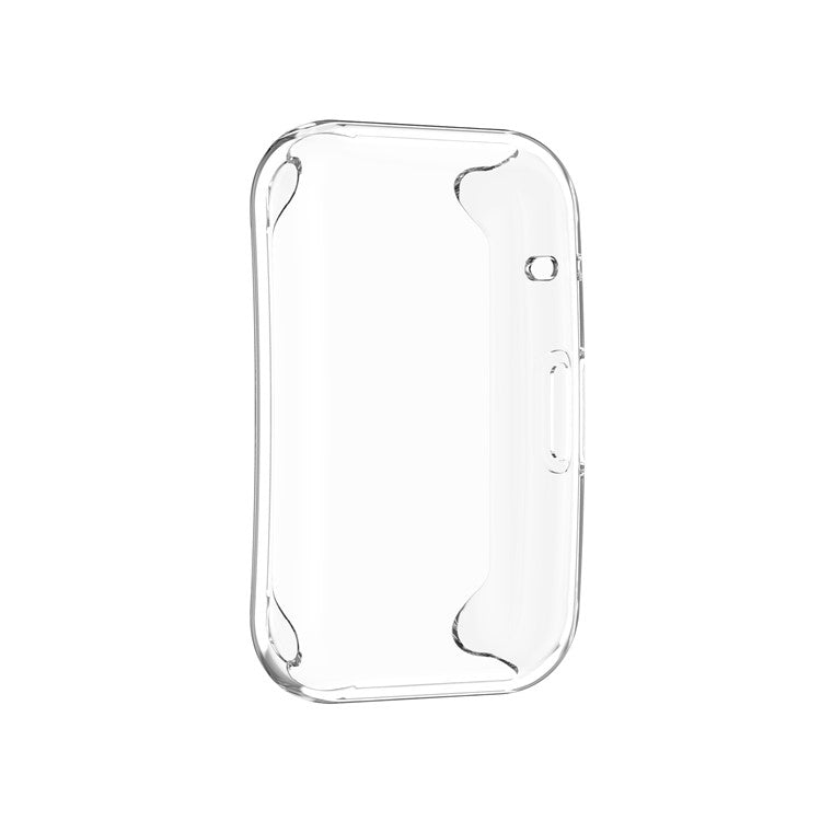 Electroplated TPU Cover All-around Protective Case for Huawei Watch Fit TIA-B09 - Transparent