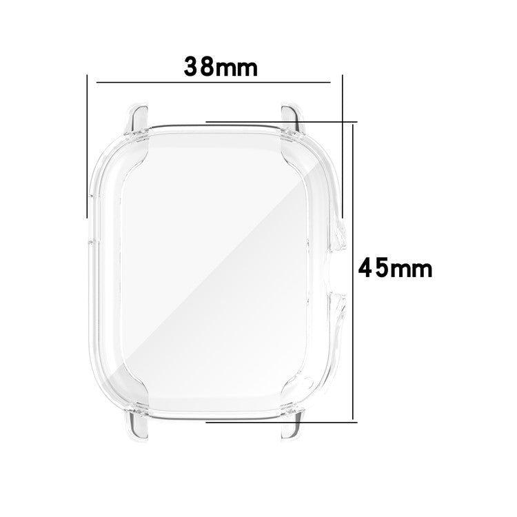 Electroplating Full Coverage Soft TPU Smart Watch Protective Case for Huami Amazfit GTS 2/GTS 2e