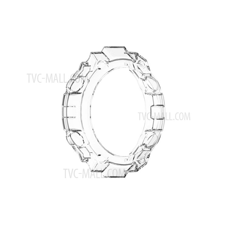 Transparent Soft TPU Smart Watch Protector Cover Case for Huami Amazfit T-Rex A1918 - White