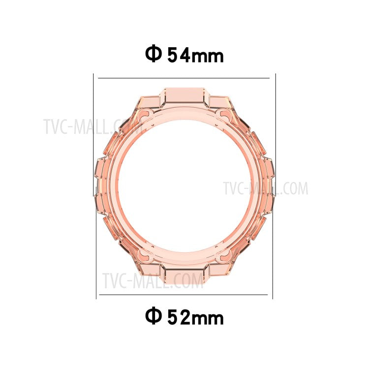 Transparent Soft TPU Smart Watch Protector Cover Case for Huami Amazfit T-Rex A1918 - White