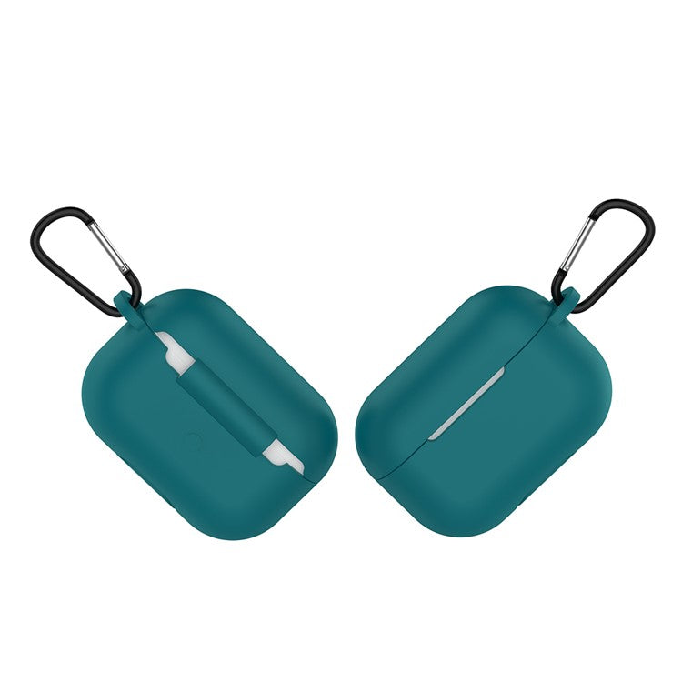 Solid Color Wireless Earphone Silicone Protective Case Cover for Airpods Pro - Green