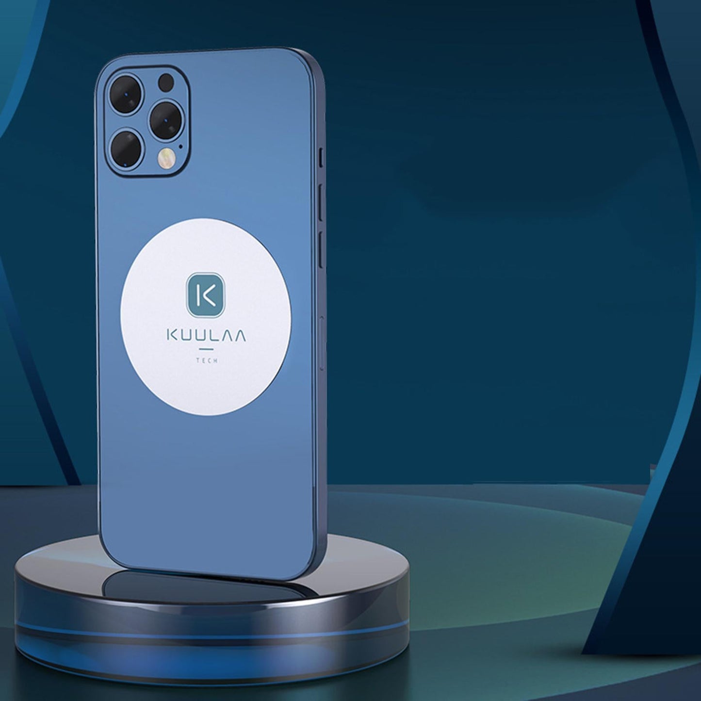 Magnet sticker Metal Plate Disk Safe Strong Magnetic for iPhone Black