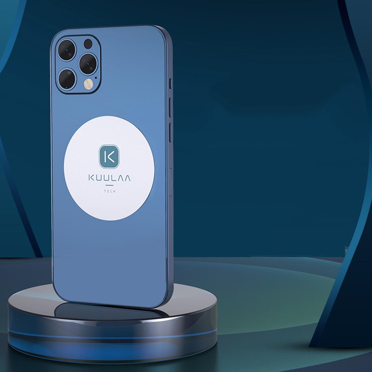 Magnet sticker Metal Plate Disk Safe Strong Magnetic for iPhone White