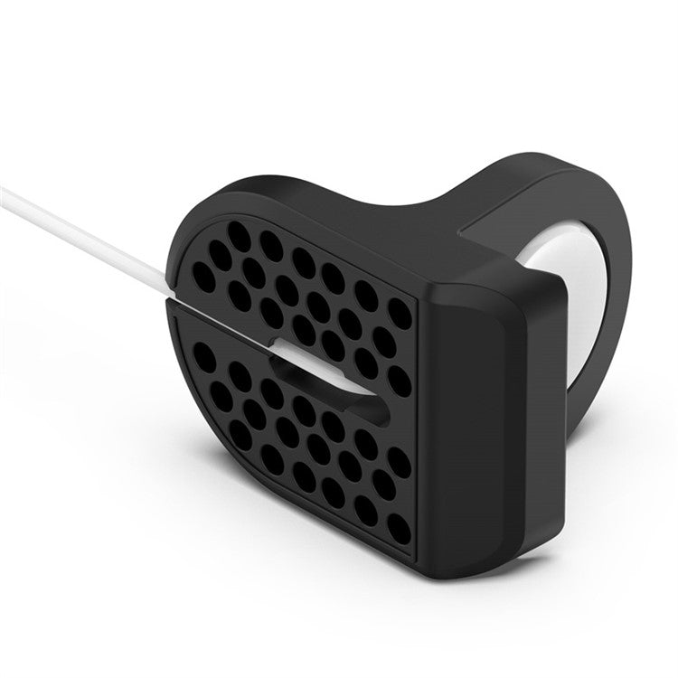 For Google Pixel Watch Charger Holder Desktop Smart Watch Silicone Charging Stand Base – Black