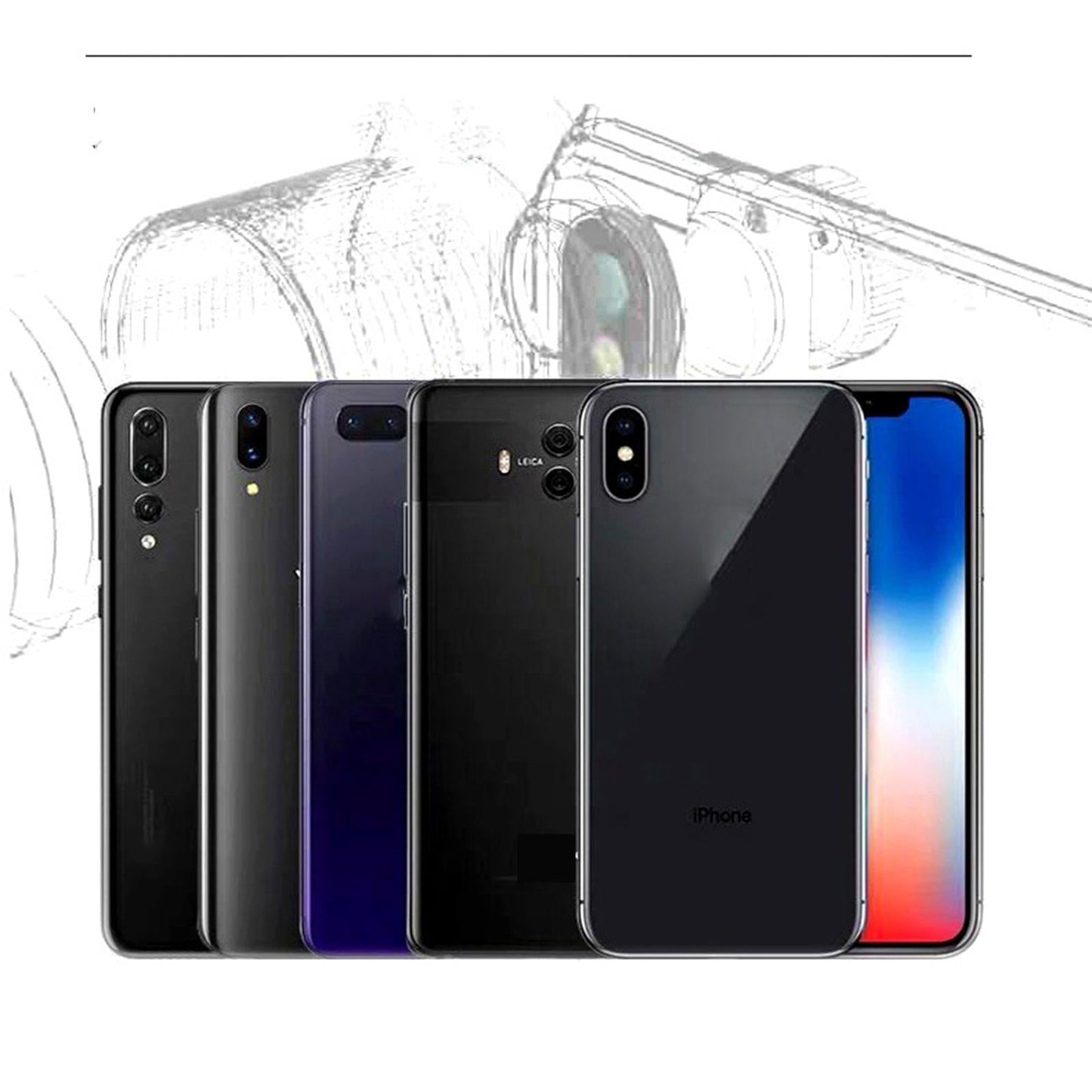 Universal 18X Zoom Telescope lens Cell Phone Camera Lens HD Smartphone Lens