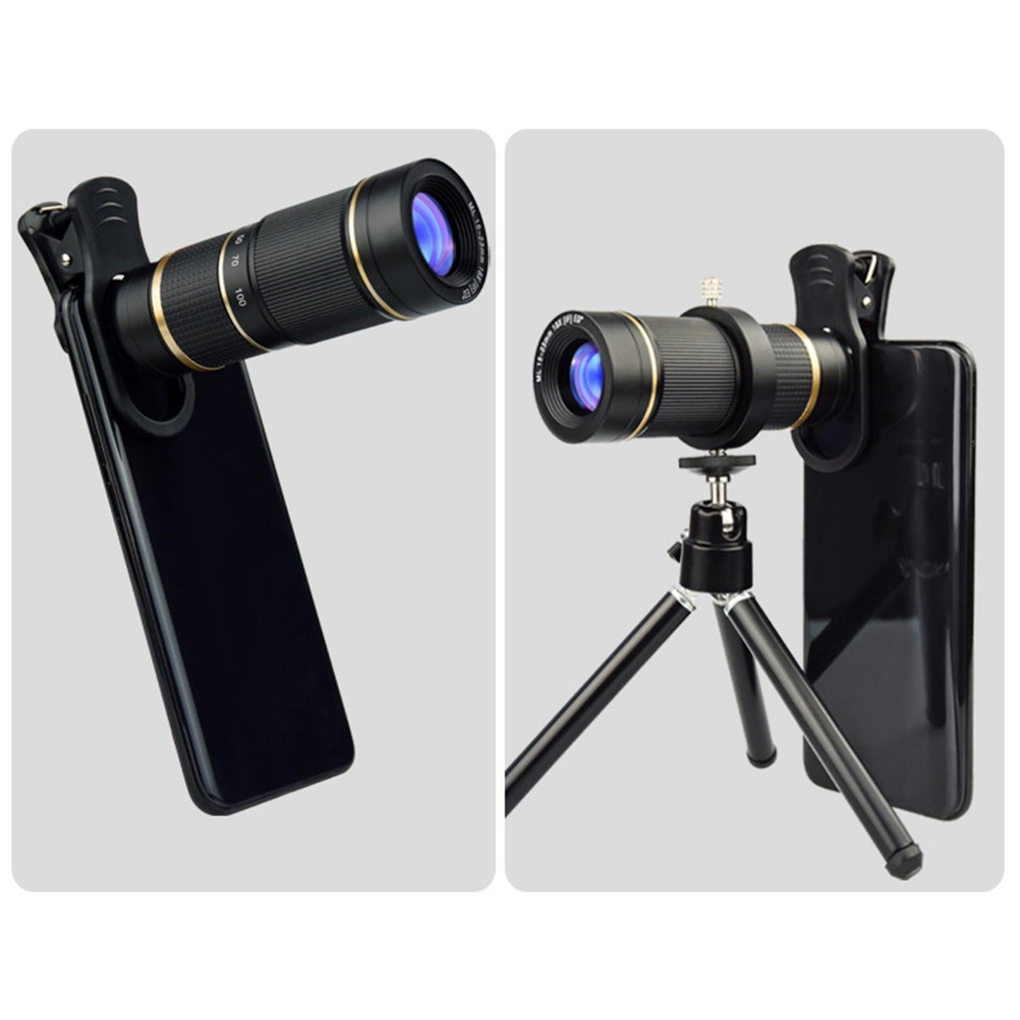 Universal 18X Zoom Telescope lens Cell Phone Camera Lens HD Smartphone Lens