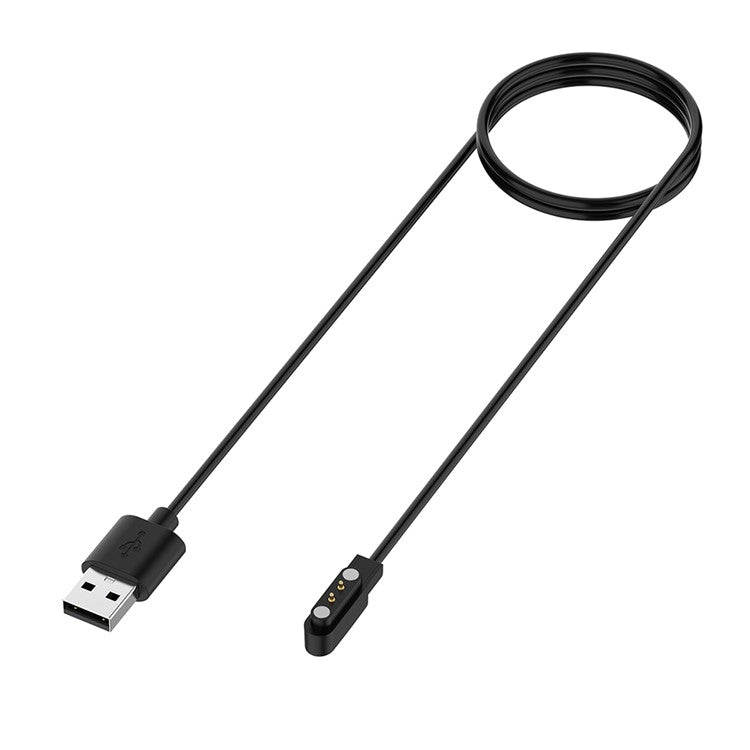 For OnePlus Nord Smart Watch Plastic Charger 60cm USB Magnetic Adsorption Charging Cable