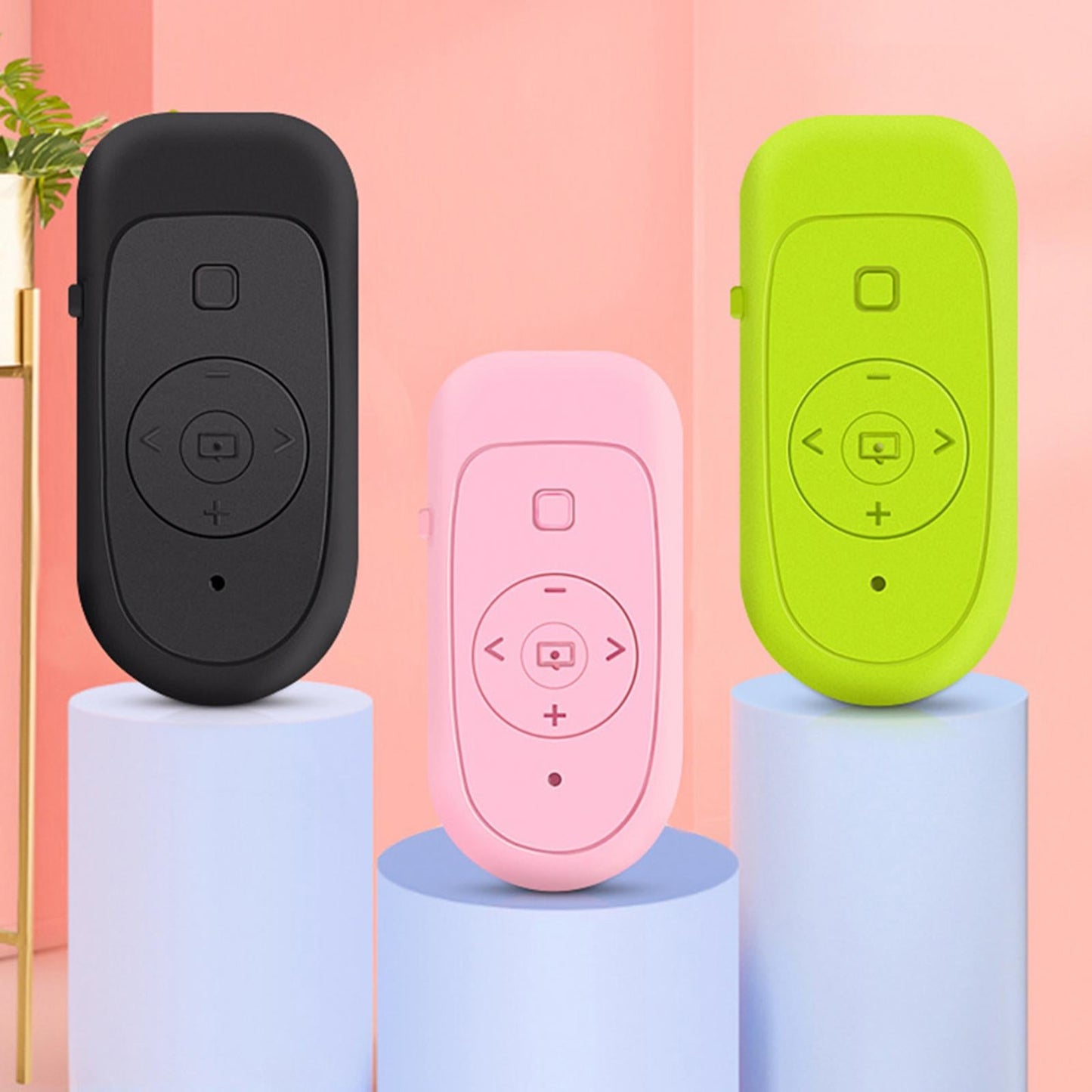 Self-timer Button Compact Style 10-15 m Range for Phone Taking Photos Black