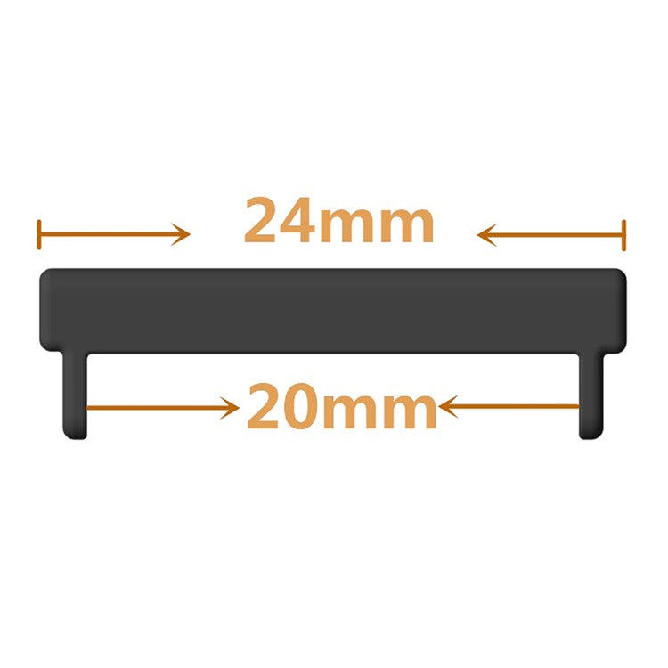 1 Pair For Suunto 7 / 9 / D5i Metal Connector Kit 24mm to 20mm Watch Lug Adapters Watchband Accessories