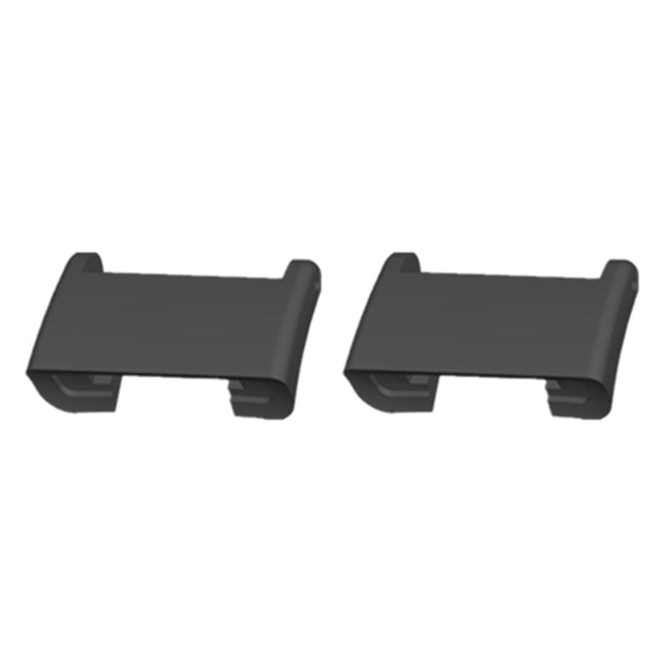 1 Pair for Xiaomi Redmi Watch 2 / Watch 2 Lite Connection Adapter 18mm Alloy Watch Strap Connector - Black