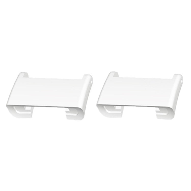 1 Pair for Xiaomi Redmi Watch 2 / Watch 2 Lite Connection Adapter 18mm Alloy Watch Strap Connector - Silver