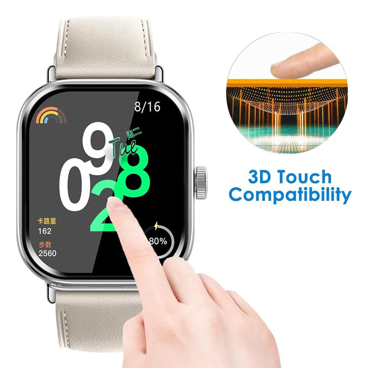 1Pc For Xiaomi Redmi Watch 4 PC+PET Film 3D Smartwatch Screen Protector
