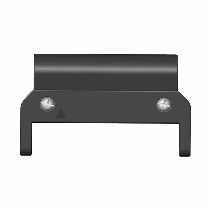 1 Pair PC Connector for Garmin Smart Watch 20mm Watch Strap Connection Adapter - Black