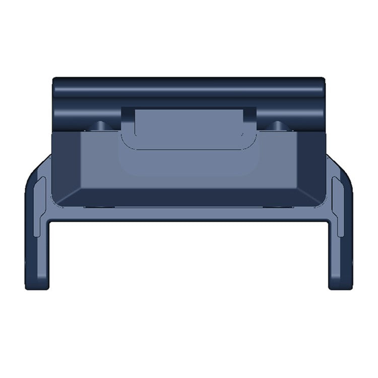 1 Pair PC Connector for Garmin Fenix 7S 20mm Watch Strap Connection Adapter - Midnight Blue