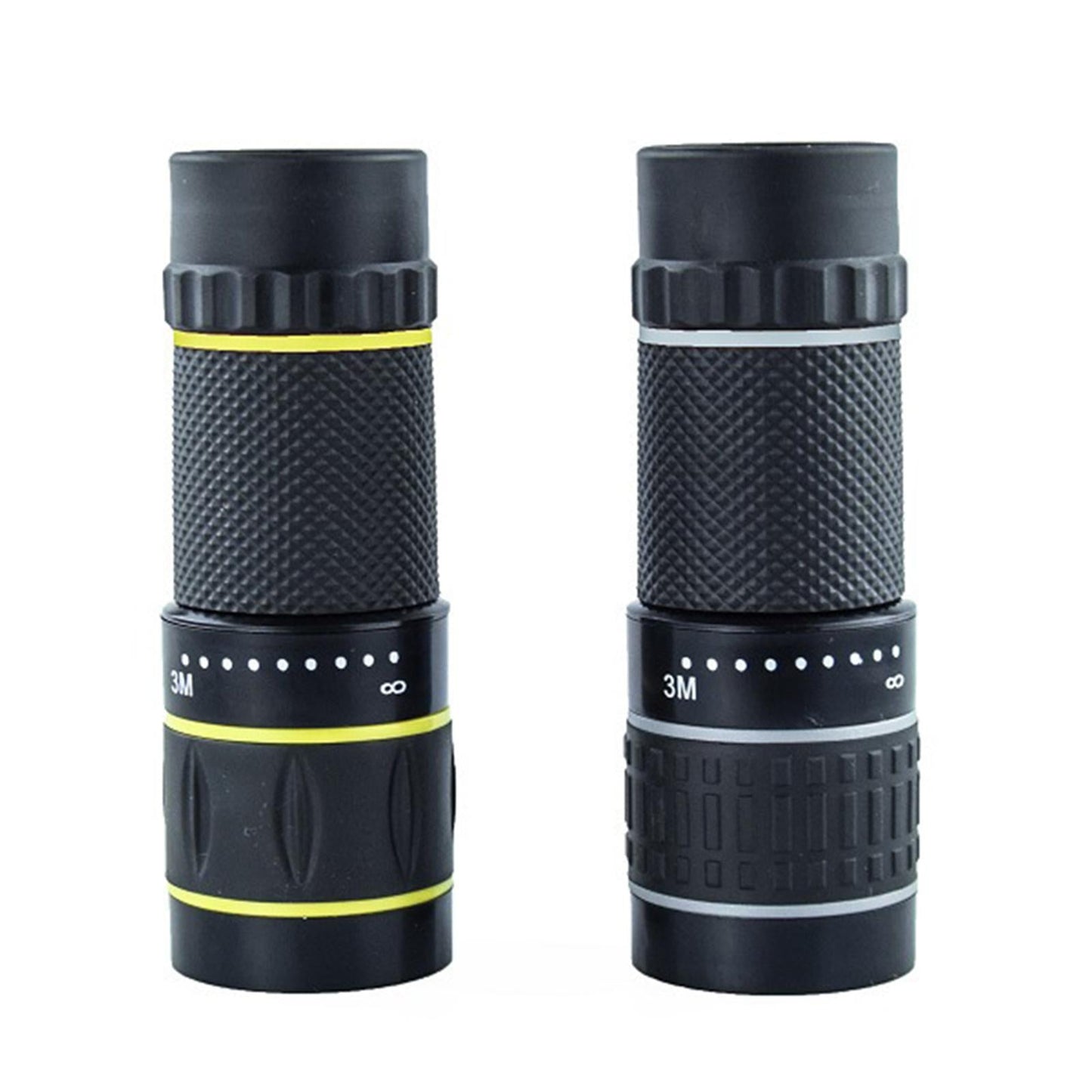 Mini Monocular Telescope Grip Scope 10x Telescope Great Gifts Gray Ring