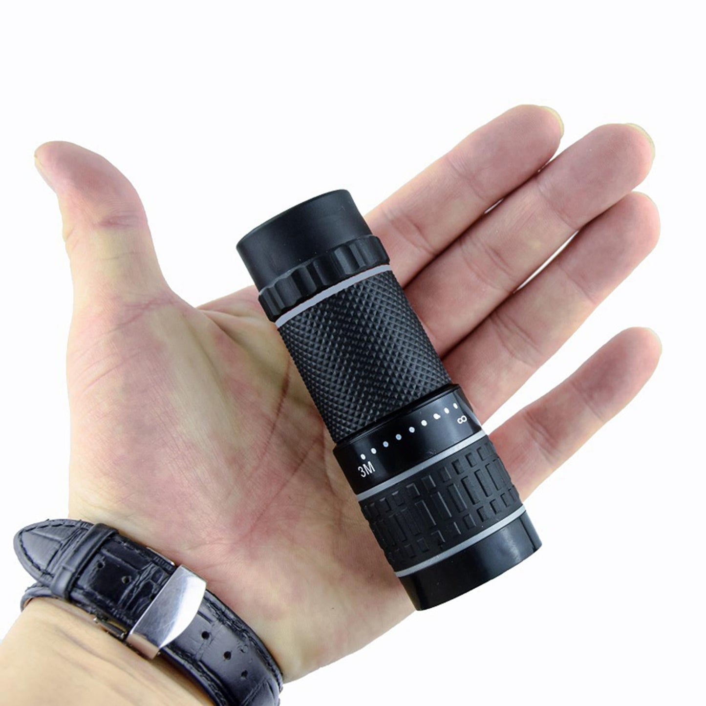 Mini Monocular Telescope Grip Scope 10x Telescope Great Gifts Gray Ring