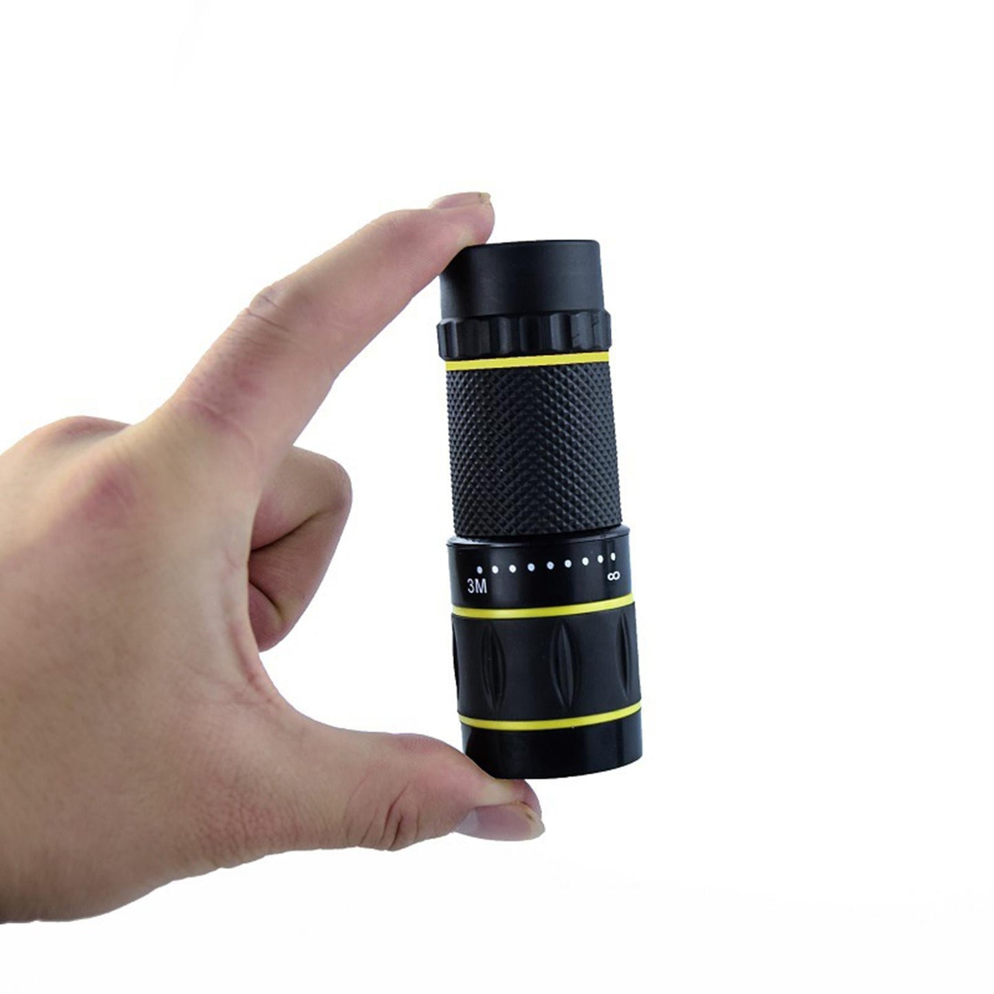 Mini Monocular Telescope Grip Scope 10x Telescope Great Gifts Yellow Ring