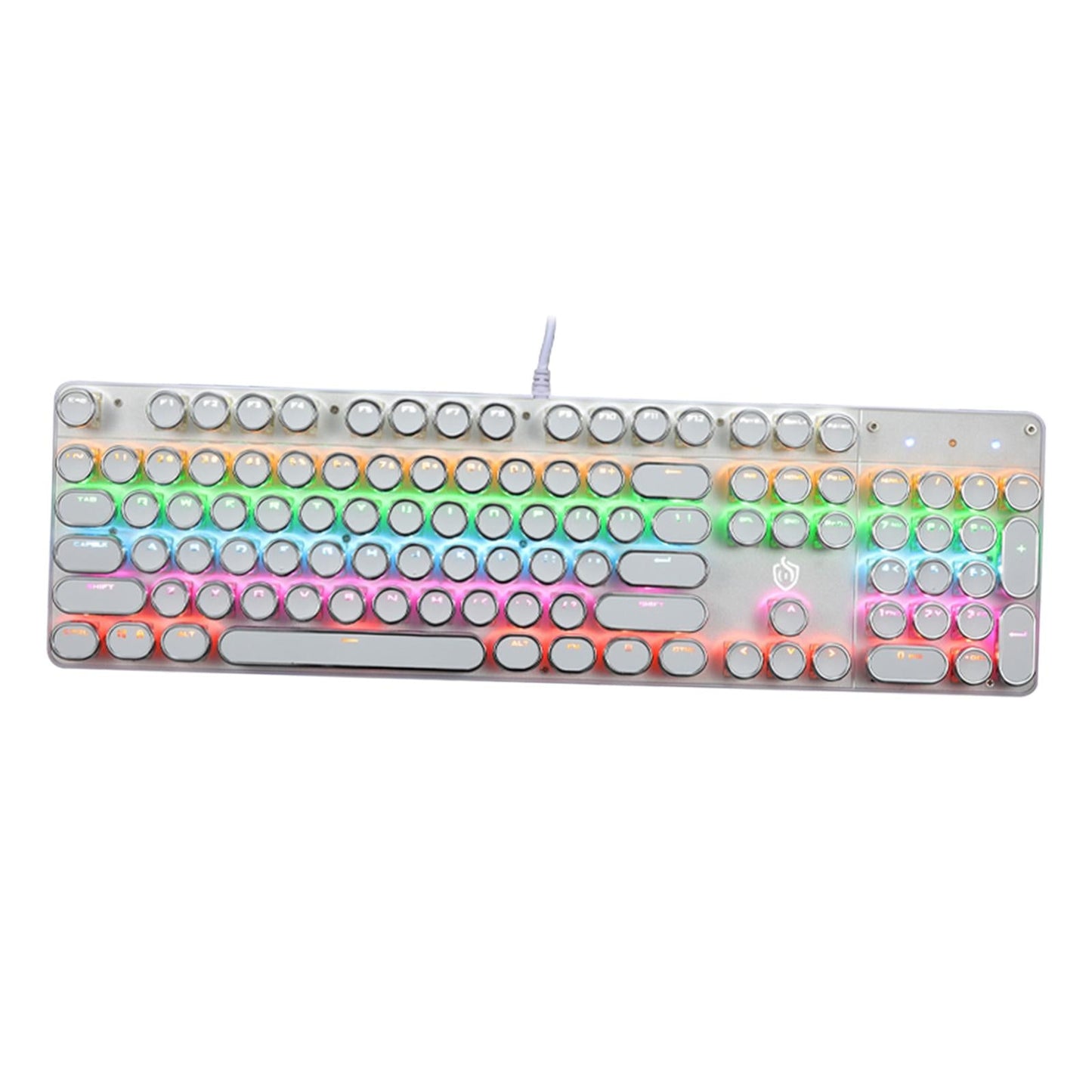 Mechanical Keyboard for Esports Hiwings Keyboard Mouse Light for Office White K900-5