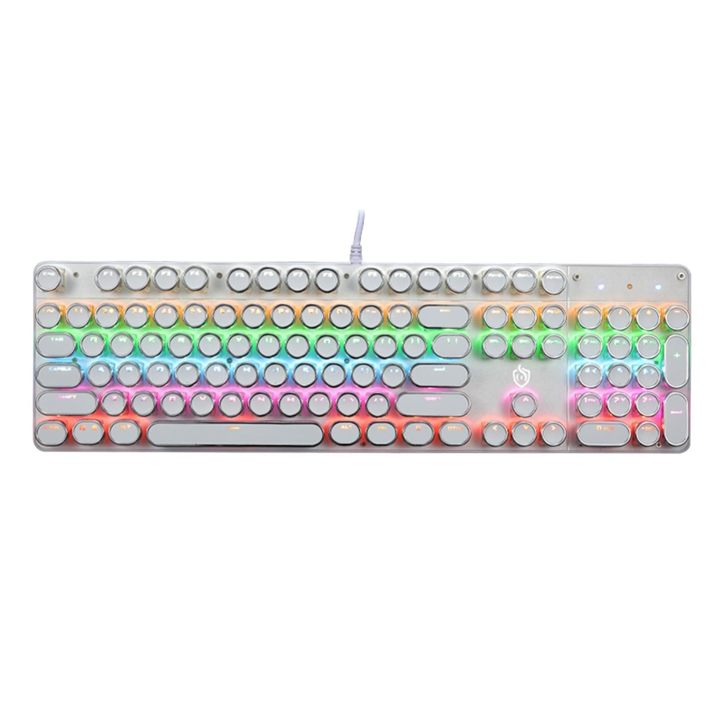 Mechanical Keyboard for Esports Hiwings Keyboard Mouse Light for Office White K900-7