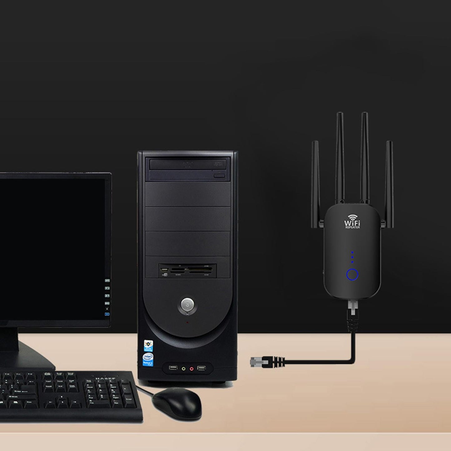 WiFi Extender Wireless Amplifier Internet HD Video Router AP Mode Home EU