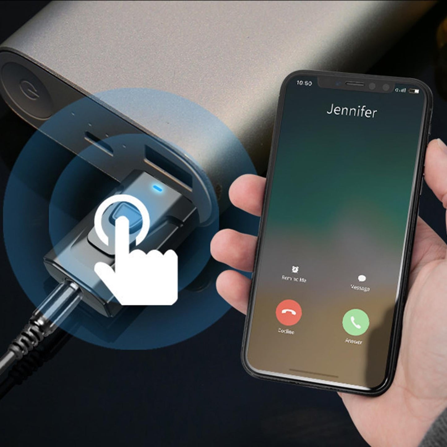 Bluetooth 5.0 Audio Transmitter Receiver Adapter for TV Home Audio System