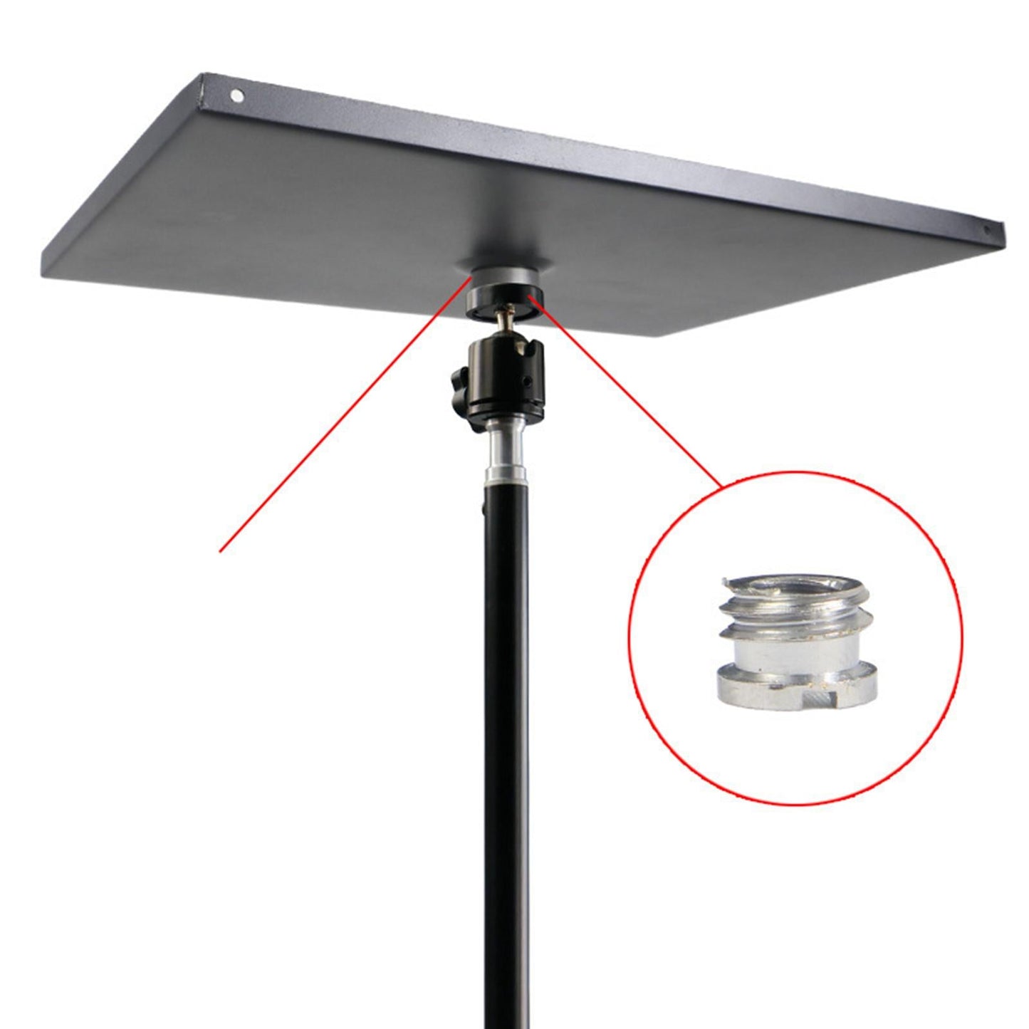 Projector Tripod Stand Foldable with Adjustable Height Computer Holder Mount Tray