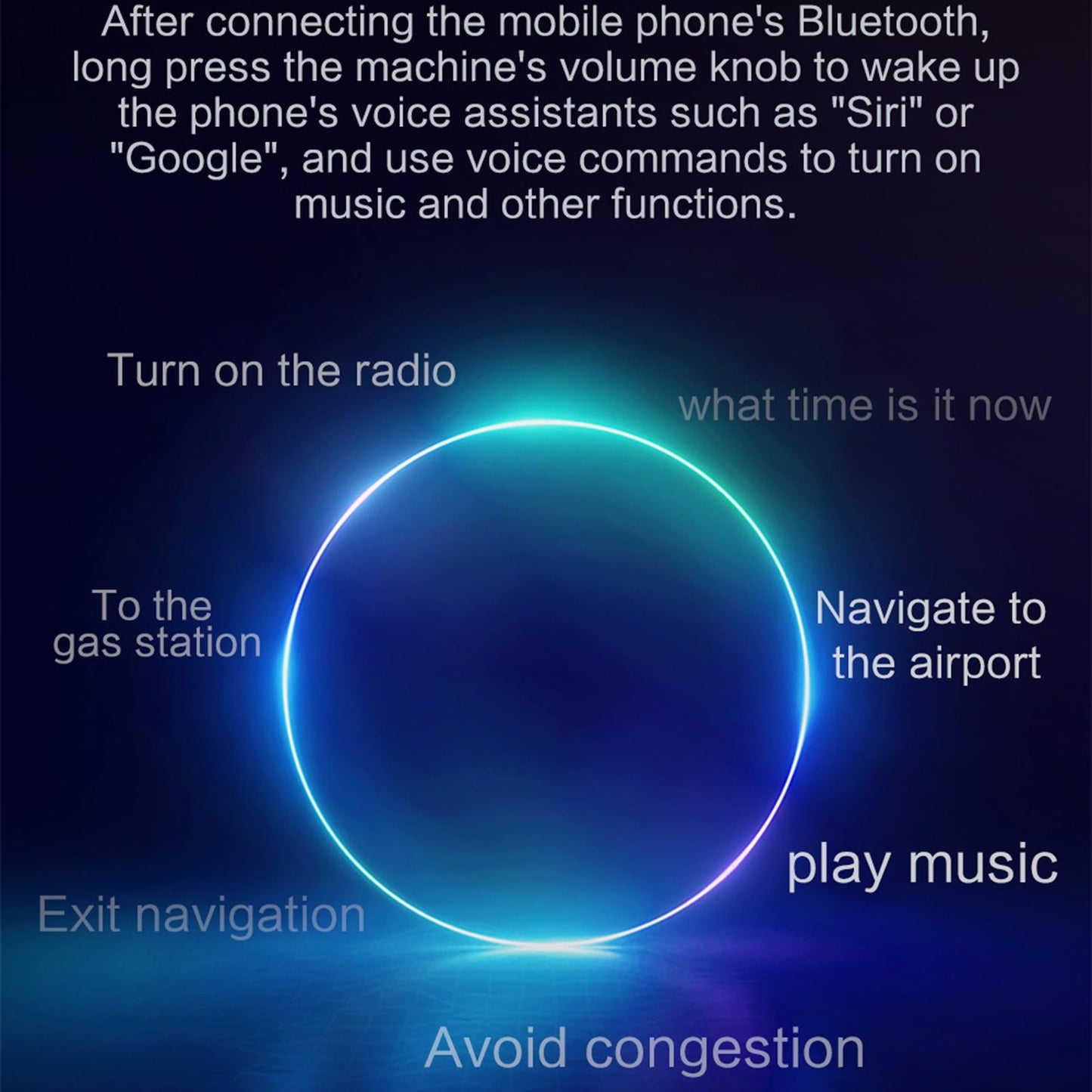 MP3 Player Car Stereo Head Unit 1 Din LCD Voice Assistant FM Radio for Cars