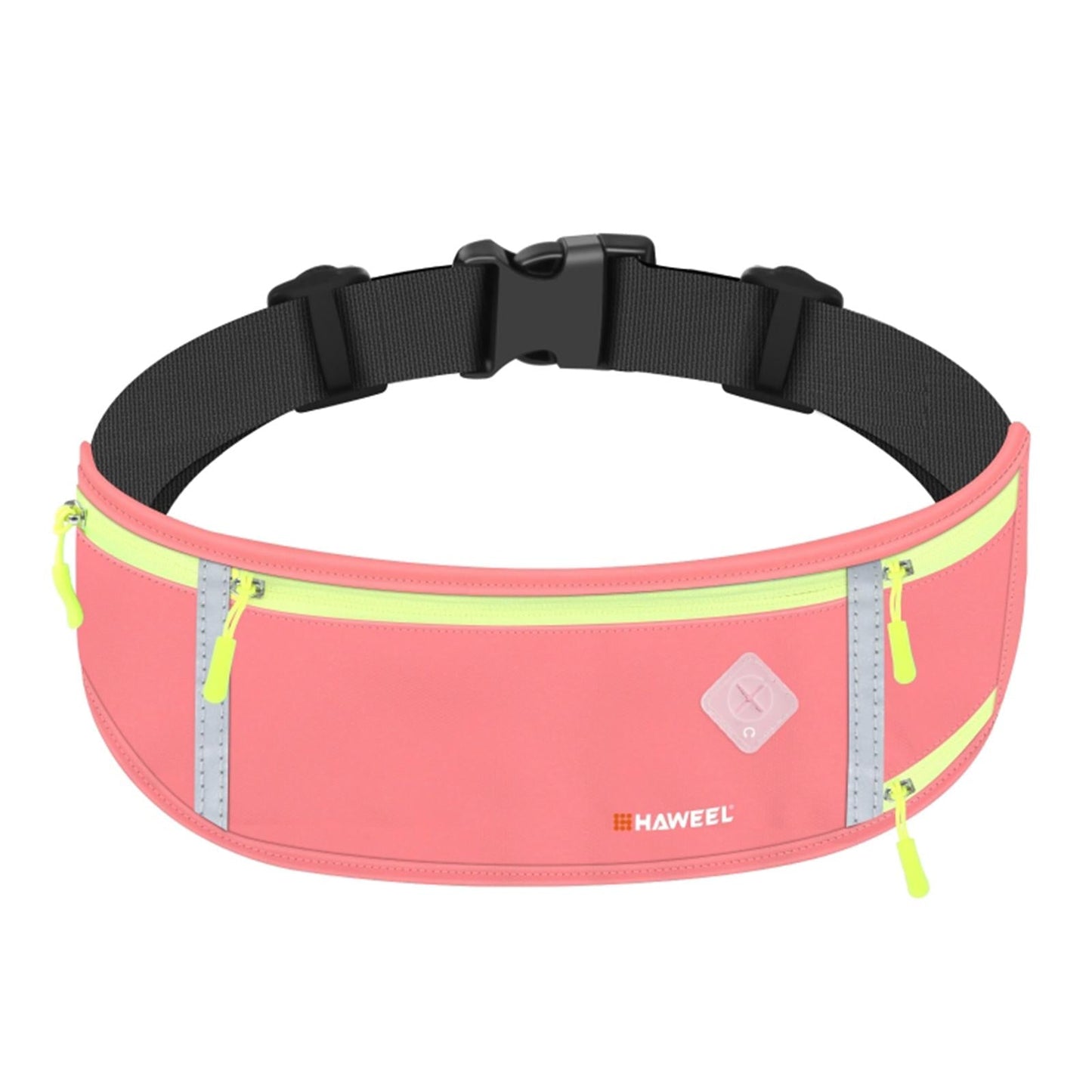 Running Belt Fanny Pack Slim Belt for Dog Walking Biking Shopping Water Pink