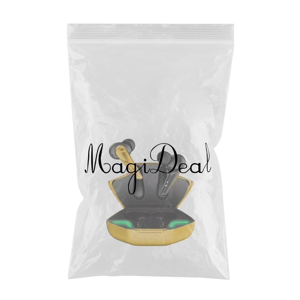 Wireless Bluetooth Earphones Touch Control No Delay Cool TWS for Game yellow