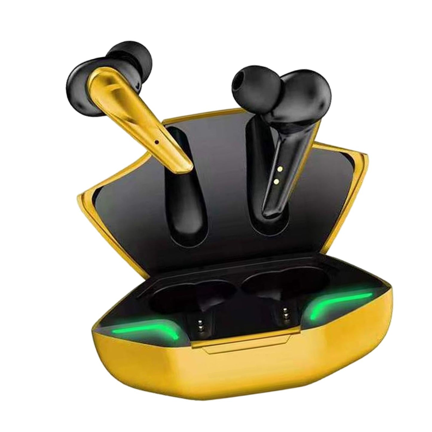 Wireless Bluetooth Earphones Touch Control No Delay Cool TWS for Game yellow