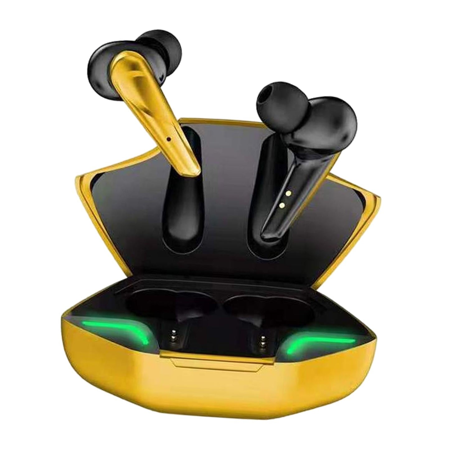 Wireless Bluetooth Earphones Touch Control No Delay Cool TWS for Game yellow