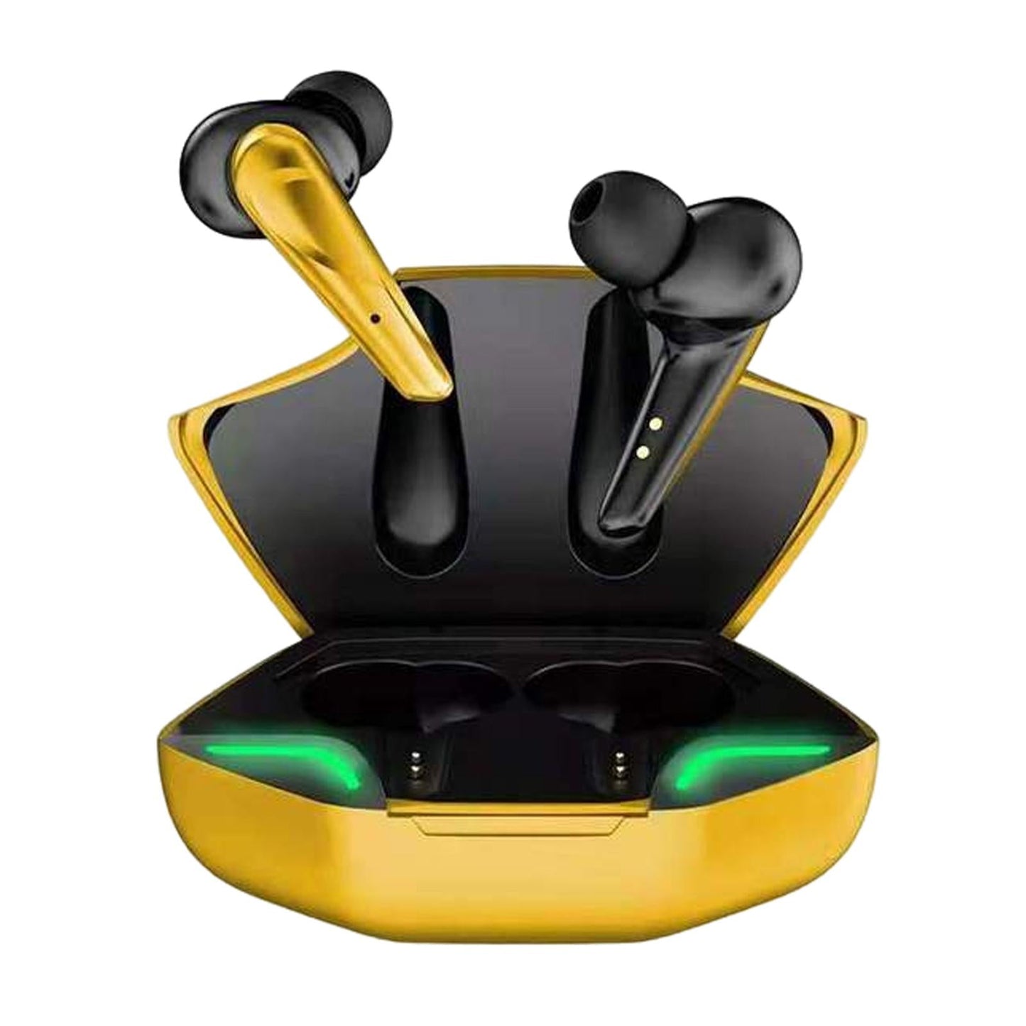 Wireless Bluetooth Earphones Touch Control No Delay Cool TWS for Game yellow