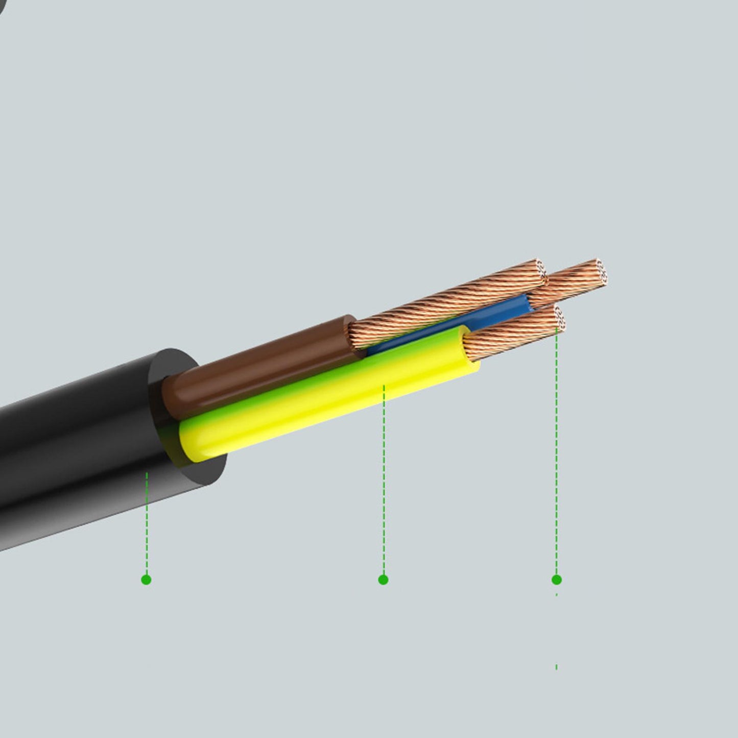 AC Power Supply Adapter Cord Cord Cable AC Adapters for Office Laptop 1.5m