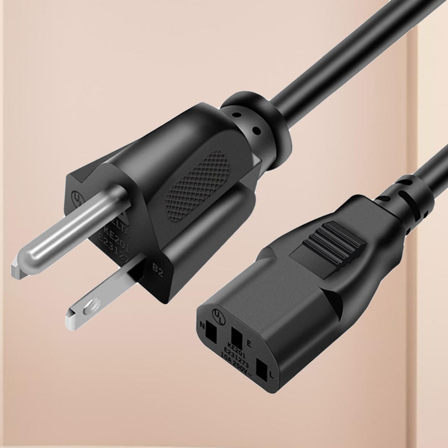 AC Power Supply Adapter Cord Cord Cable AC Adapters for Office Laptop 1.5m