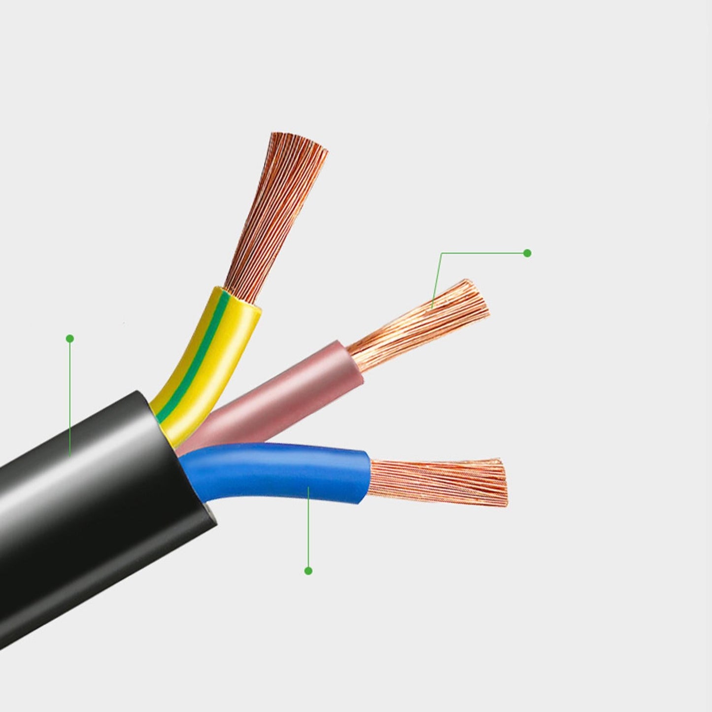 AC Power Supply Adapter Cords Cord Cable AC Adapters for Home Laptop 1.5m