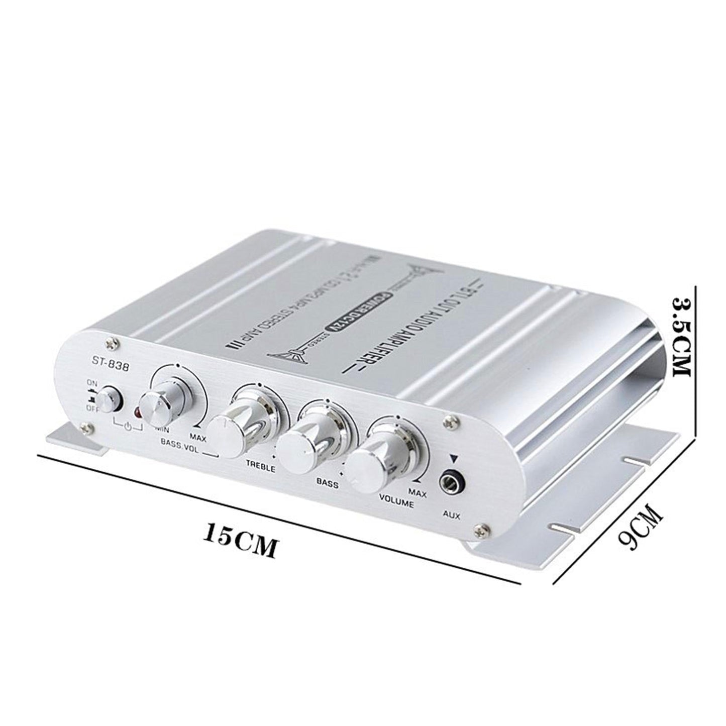 Hi-Fi Amplifier Audio Player Stereo Speakers Audio Player Amplifier +Battery