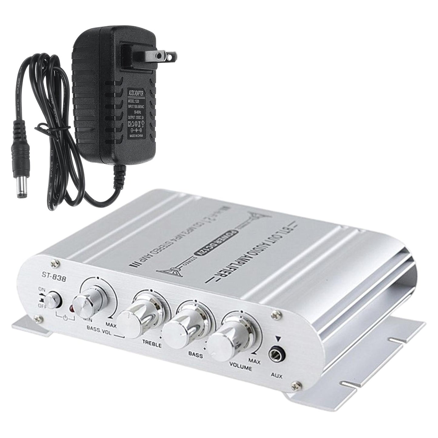 Hi-Fi Amplifier Audio Player Stereo Speakers Audio Player Amplifier +Battery