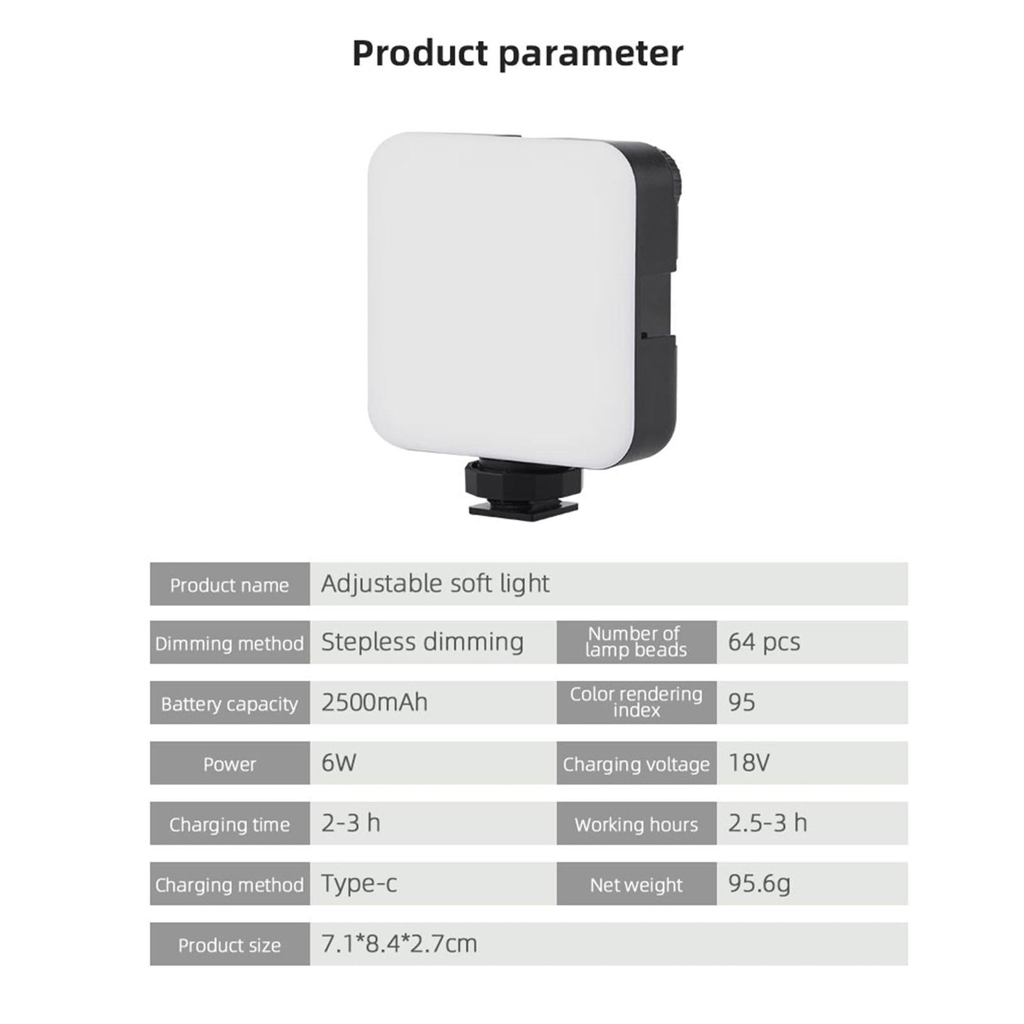 Universal Handheld Vlogging Kit Phone Vlog Kit Filming with LED Fill Light 4pcs with Remote