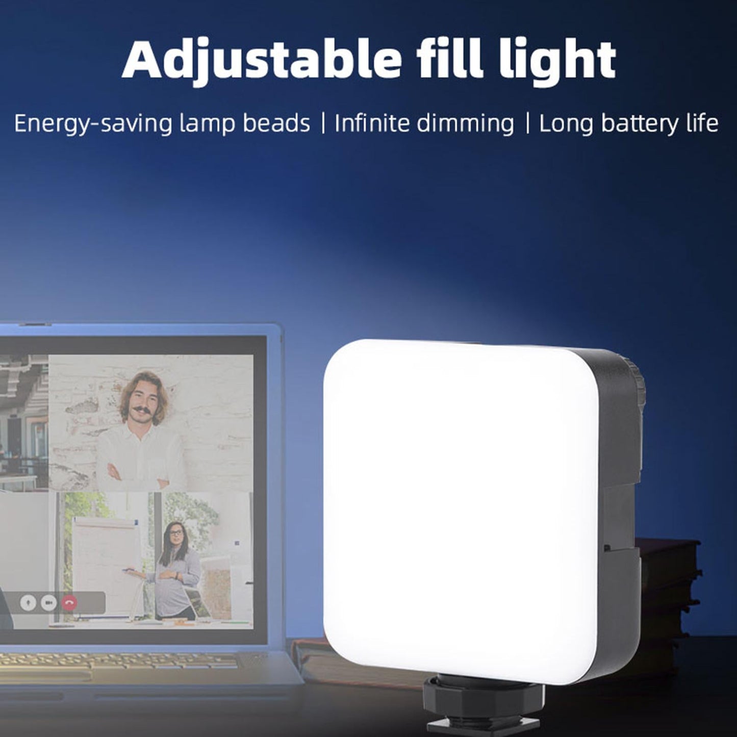 Universal Handheld Vlogging Kit Phone Vlog Kit Filming with LED Fill Light 4pcs with Mic