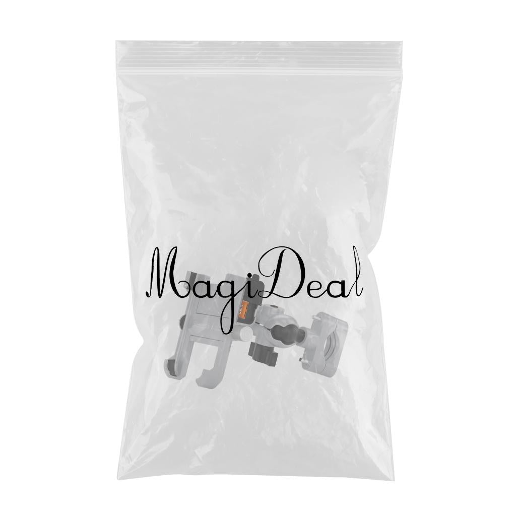 Motorcycle Smartphone Bracket for Cruiser Waterproof Intelligent Recognition Silver Gray